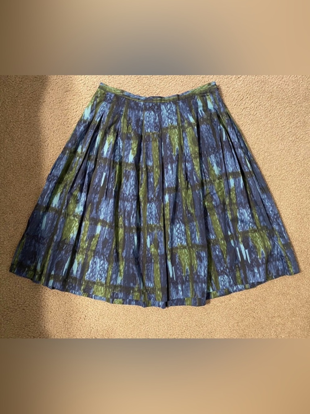 Talbots Pleated Flare Skirt